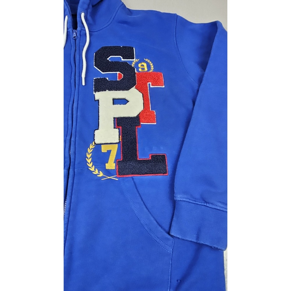 Staple Hoodie Mens XL Embroidered Full Zip Decatur AN3 Blue World Champs - Picture 3 of 7
